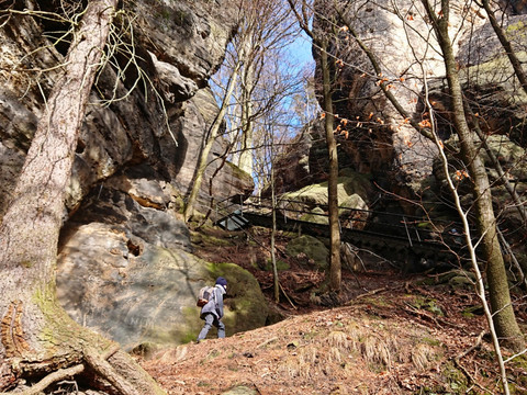 Oberer Aufstieg auf den Brand