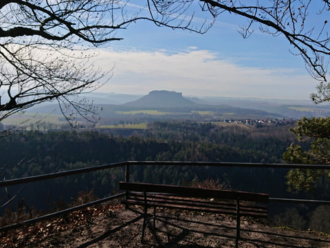 Aussicht vom hinteren Teil der Brandaussicht