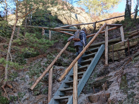Aufstieg auf den Gamrig oberer Teil