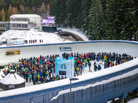 Rennschlitten- und Bobbahn Altenberg, WM 2020