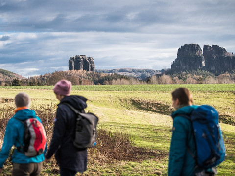 Blick auf den Falkenstein/ Falkensteinstraße