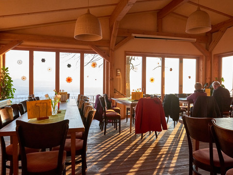 Ausflugslokal Brandbaude mit Panoramaausblick