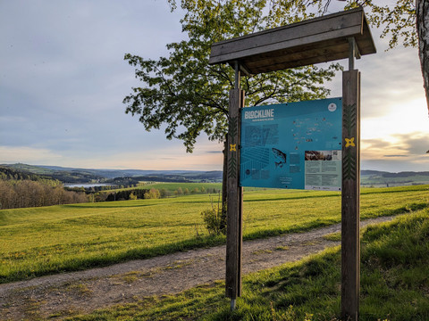 Blockline Standort mit Ausblick auf Talsperre Rauschenbach