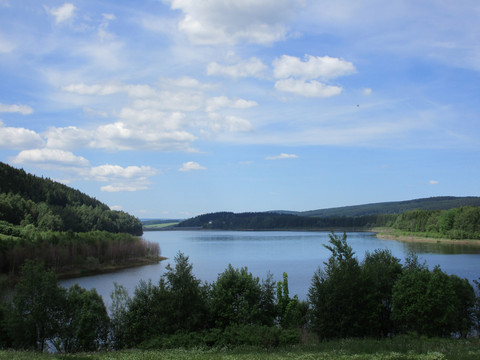 Talsperre Rauschenbach von Neuwernsdorf aus