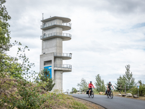 Radfahrer am Schweren Berg