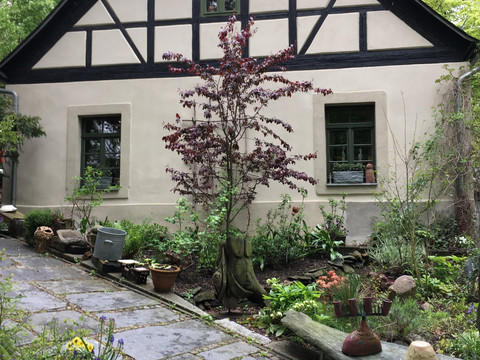 Gartenhaus an der Burg Mylau