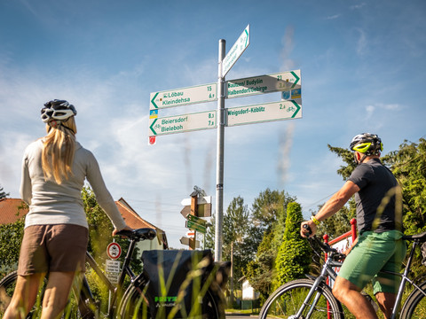 Unterwegs auf dem Bahnradweg Oberlausitz