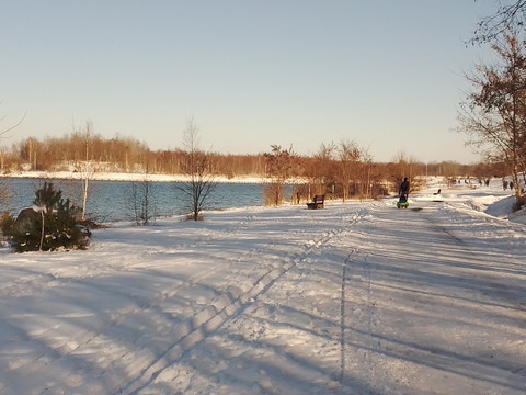 Winter am Berzdorfer See, Görlitz