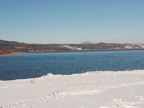 Winter am Berzdorfer See, Görlitz