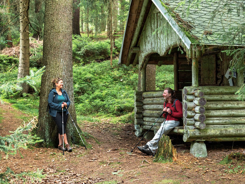 Rastplatz im Hüttenbachtal