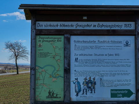 Hohburkersdorfer Rundblick Infotafel