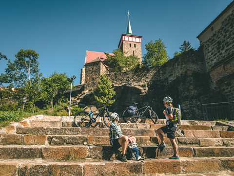 Am Spreeufer in Bautzen