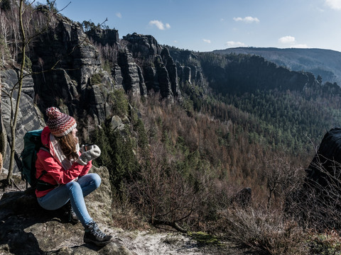 Oberhalb der Heiligen Stiege