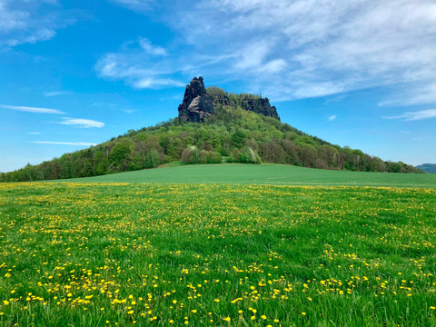 Lilienstein im Frühling