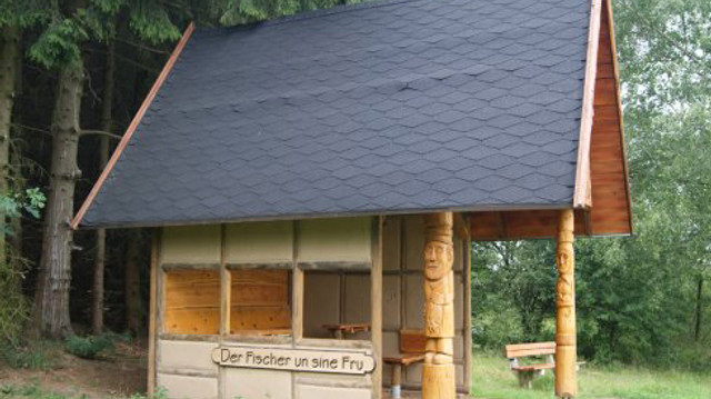 Fischerhütte am Zeulenrodaer Meer