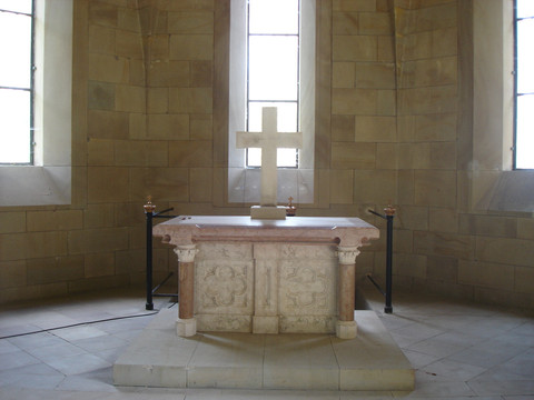 Das Mausoleum in Waldhaus bei Greiz - Altar
