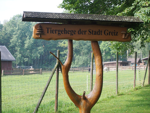 Tiergehege der Stadt Greiz am Waldhaus