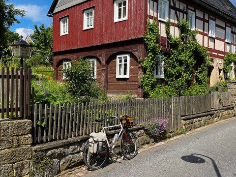 Mit dem Rad in Hinterhermsdorf