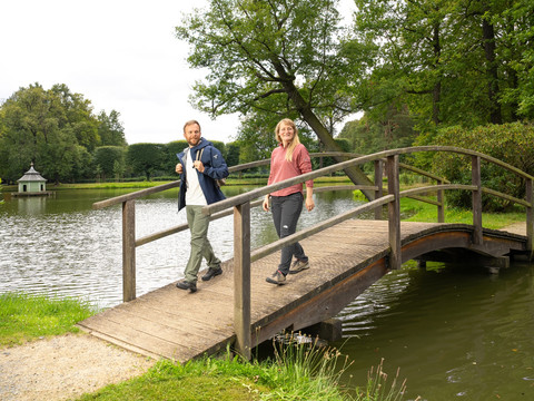 im Barockgarten und Park Zabeltitz