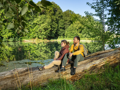 Rast am Gondelteich im Seußlitzer Grund