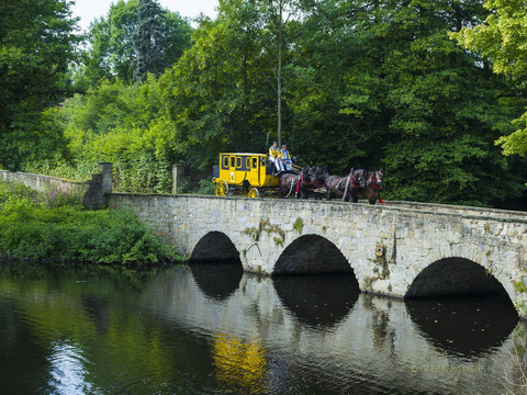 Postkutsche in Grillenburg 8. Postkutschentreffen in Grillenburg