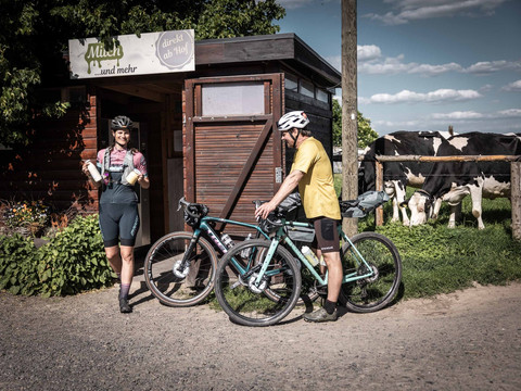 Versorgungspunkt am Milchhof Fiedler in Dorf Wehlen