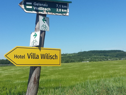 Weg zur Villa Wilisch