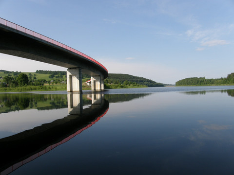 Brücke Talsperre Rauschenbach