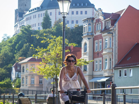 Weida auf der Osterburgroute mit dem Rad entdecken