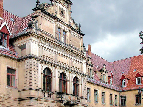 Schloss Gauernitz, Hofseite