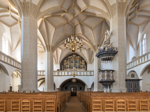 Innenraum der Johanniskirche Plauen