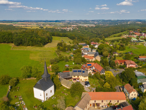 Blick auf Schömberg bei Weida