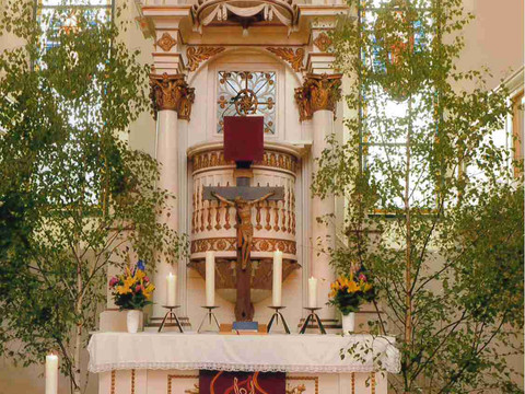 Altar in der Kirche Waldkirchen