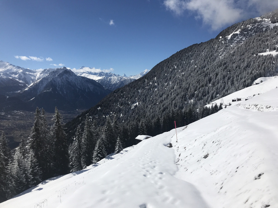 Winterwanderung von der Riederalp via Oberried nach Ried-Mörel