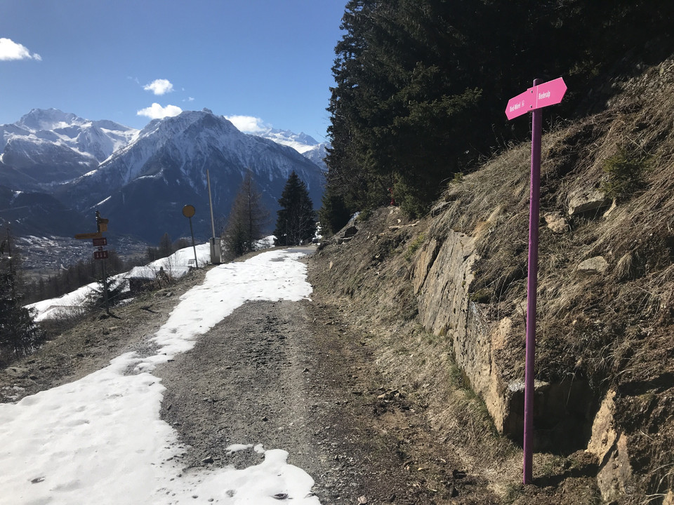 Winterwanderung von der Riederalp via Oberried nach Ried-Mörel