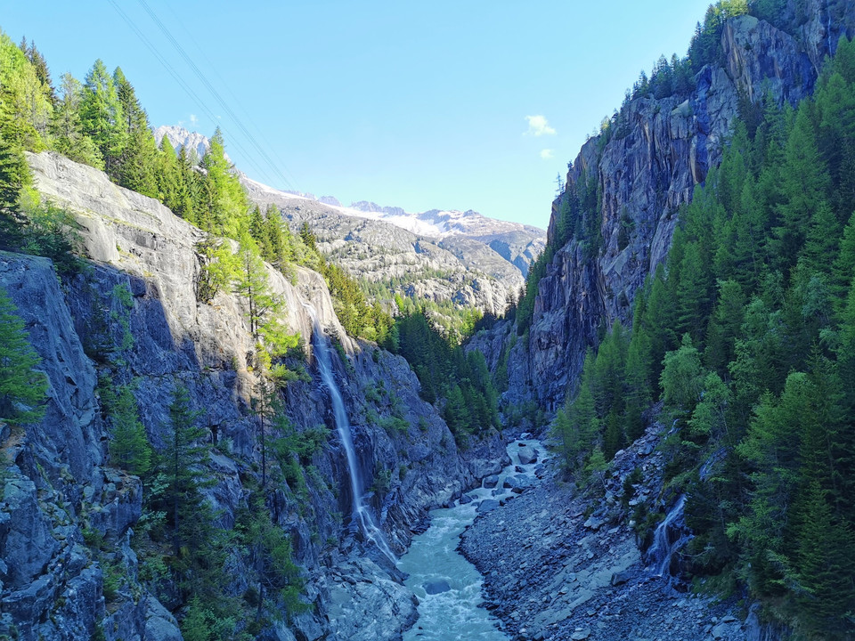 Aussicht von der Brücke