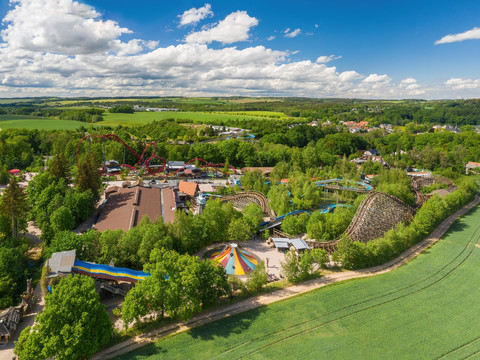 Freizeitpark Plohn Luftaufnahme