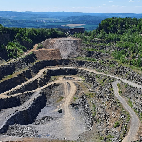 Bramburg Basaltsteinbruch