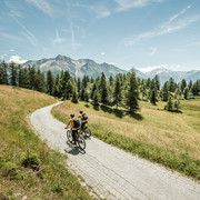 Enduro-Mountainbike in der Aletsch Arena