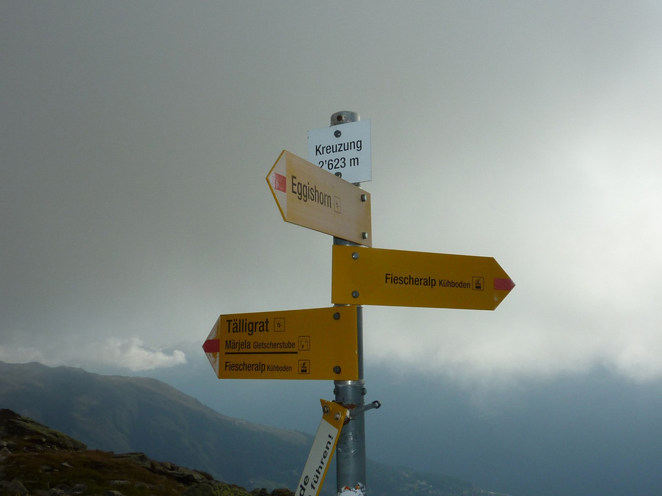 Wanderung vom Eggishorn via Märjelensee zur Fiescheralp