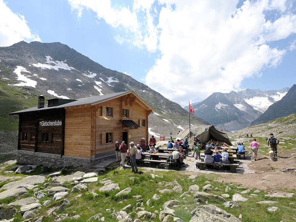Wanderung vom Eggishorn via Märjelensee zur Fiescheralp