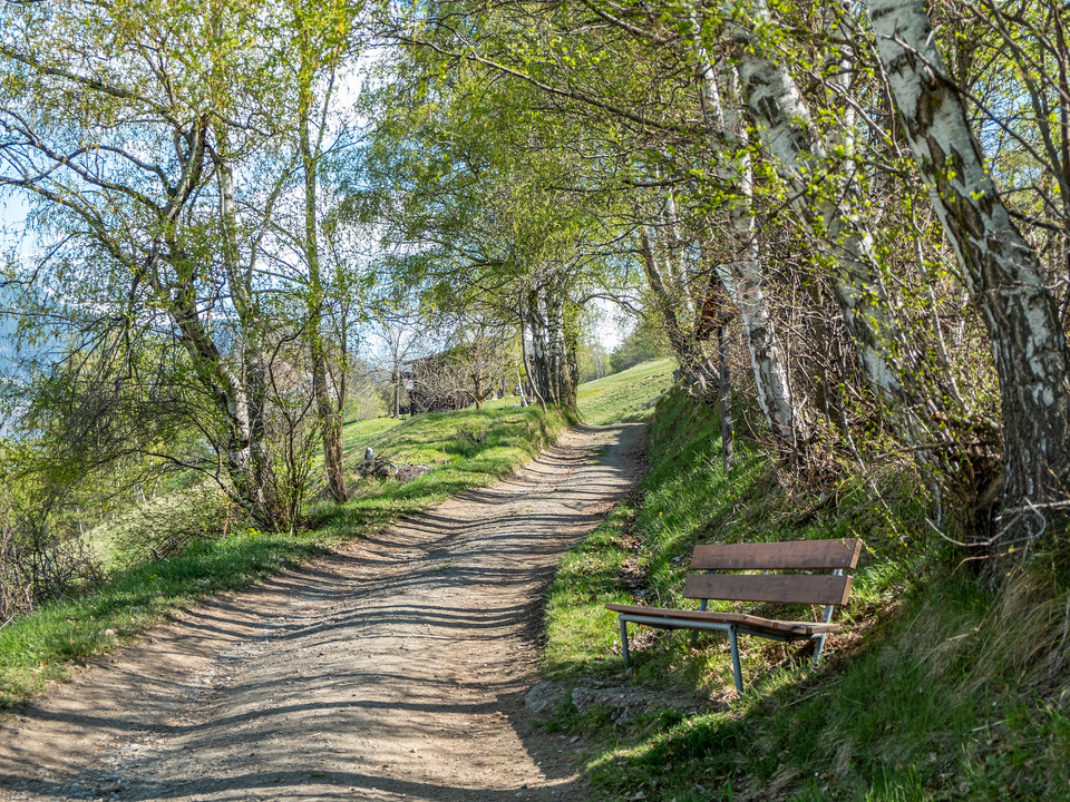 Wanderweg Richtung Tunetschgraben