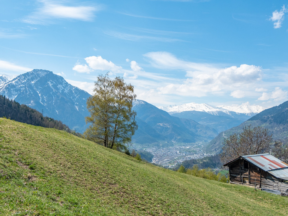 Wiler zen Achru mit Glishorn im Hintergrund
