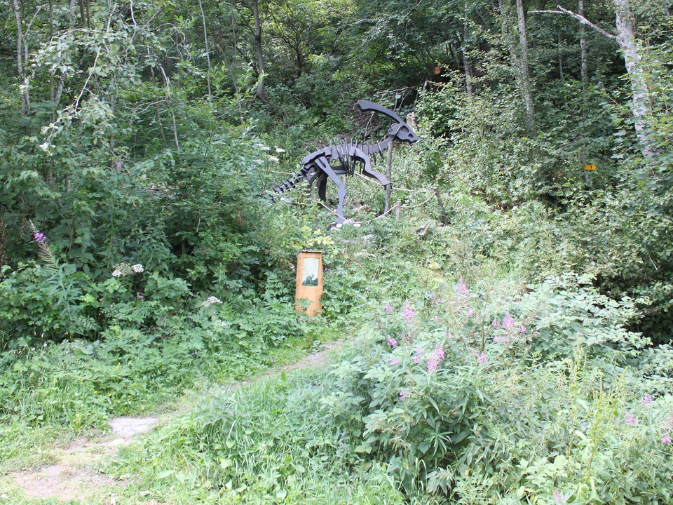 Themenweg Sauriertrail Fieschertal - Feuerstelle Brüchergand - Fieschertal