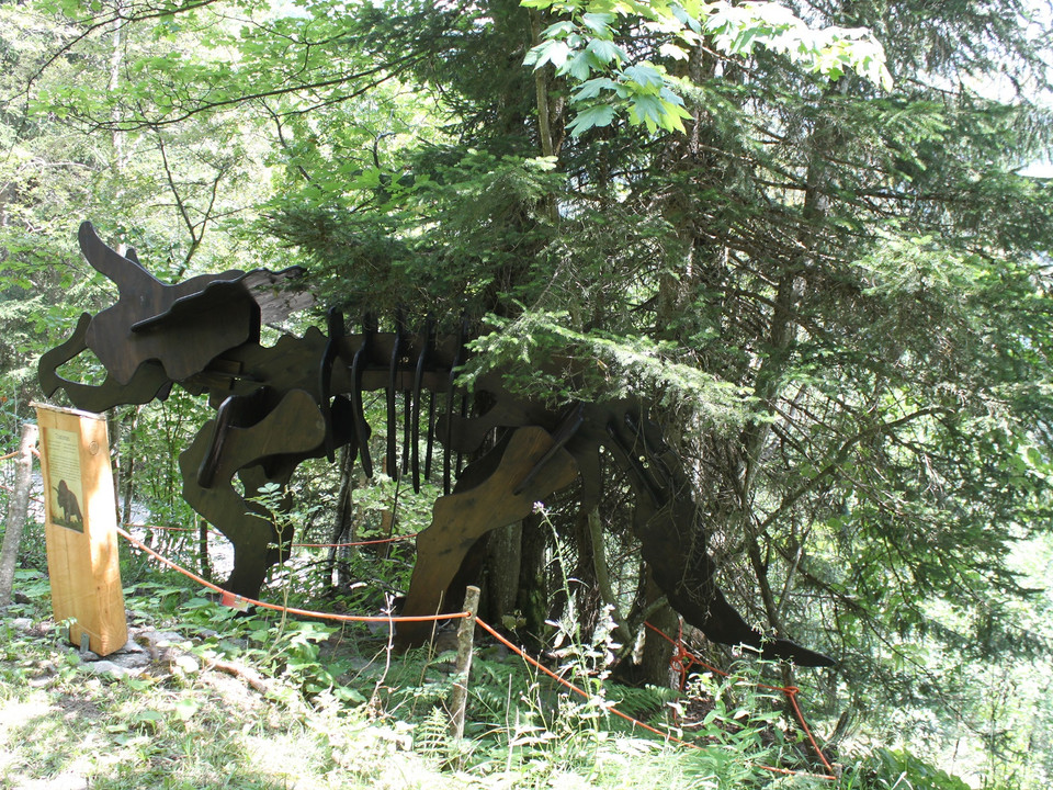 Themenweg Sauriertrail Fieschertal - Feuerstelle Brüchergand - Fieschertal
