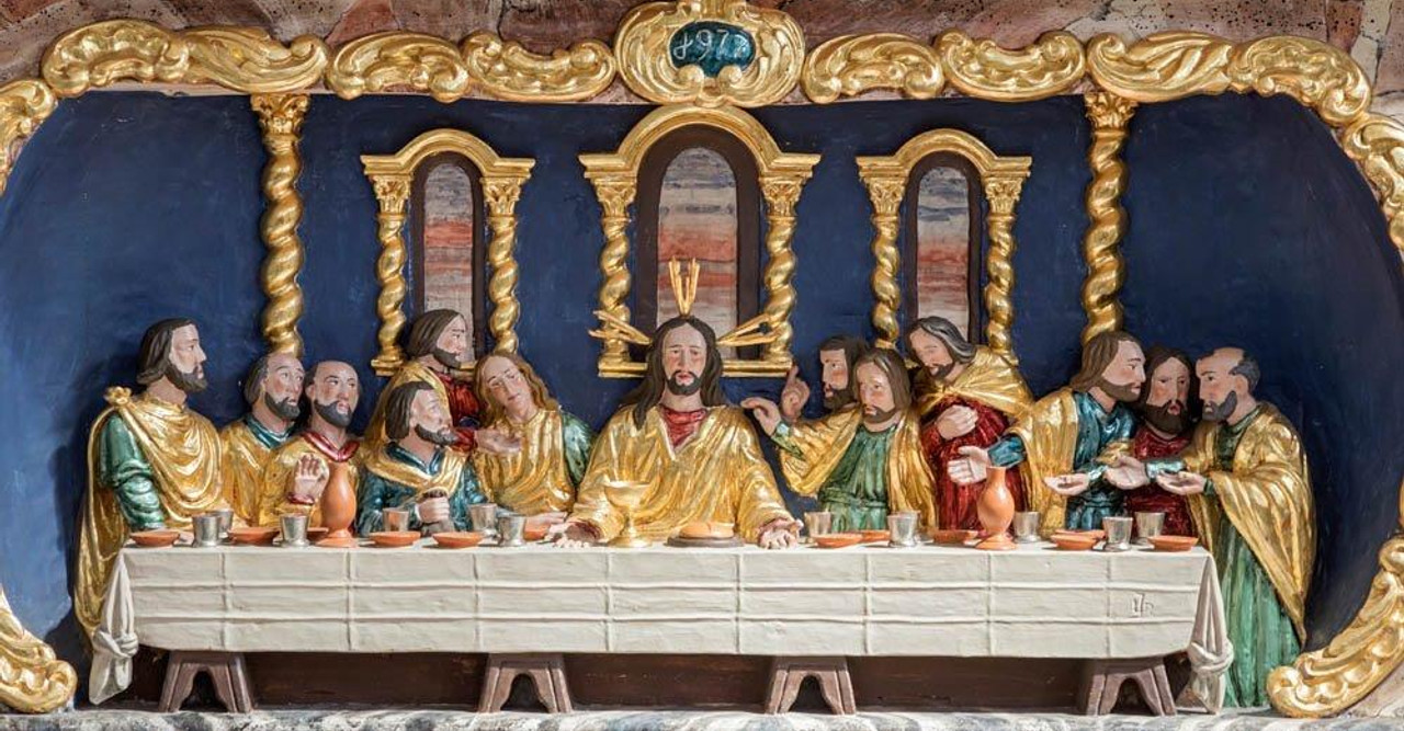 Reckingen, Pfarrkirche: Abendmahl