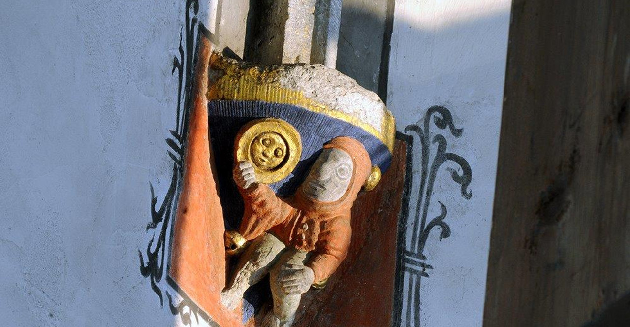 Kirche Ernen: Ruffiner Wandkonsole