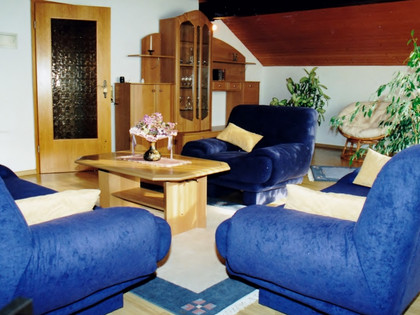 Wohnzimmer der Ferienwohnung am Schlosspark in Salzgitter-Ringelheim