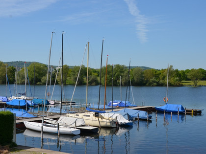 Liegeplatz für Segelboote am Salzgittersee