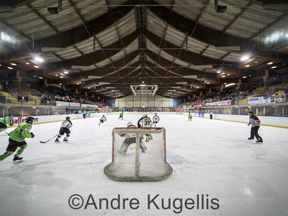 Eishockey-Spiel der TAG Salzgitter Eisfighters in der Eissporthalle